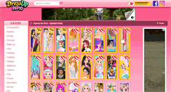 Desktop Screenshot of dressupwho.com